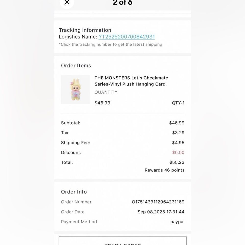 POP MART  THE MONSTERS Let's Checkmate Series Plush Labubu SEALED - US SELLER - Picture 2 of 6
